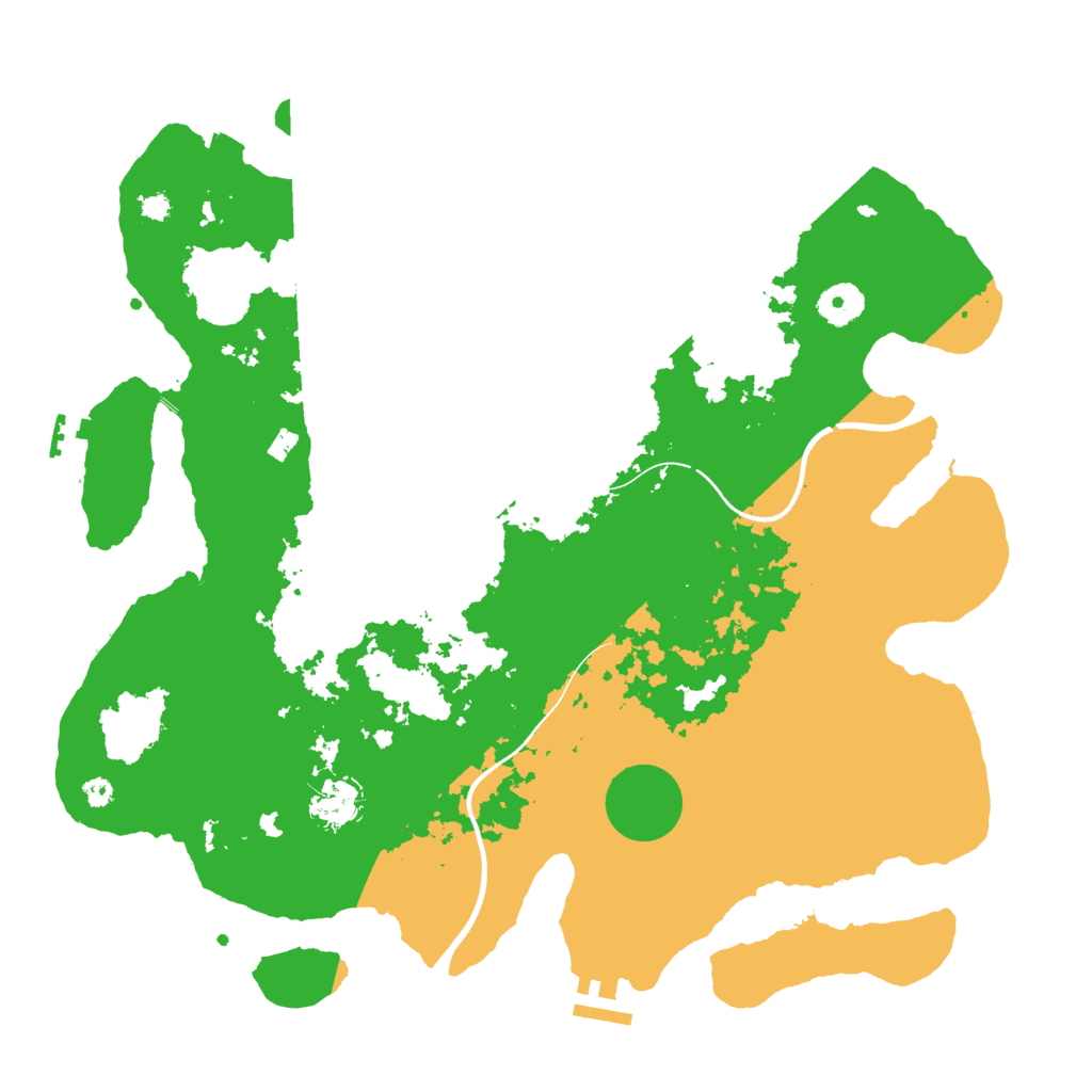 Biome Rust Map: Procedural Map, Size: 3751, Seed: 85204