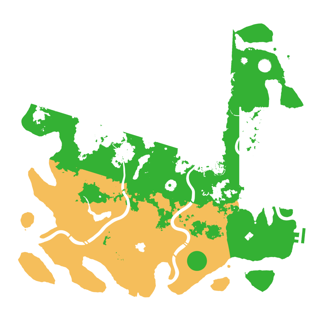Biome Rust Map: Procedural Map, Size: 4250, Seed: 98774