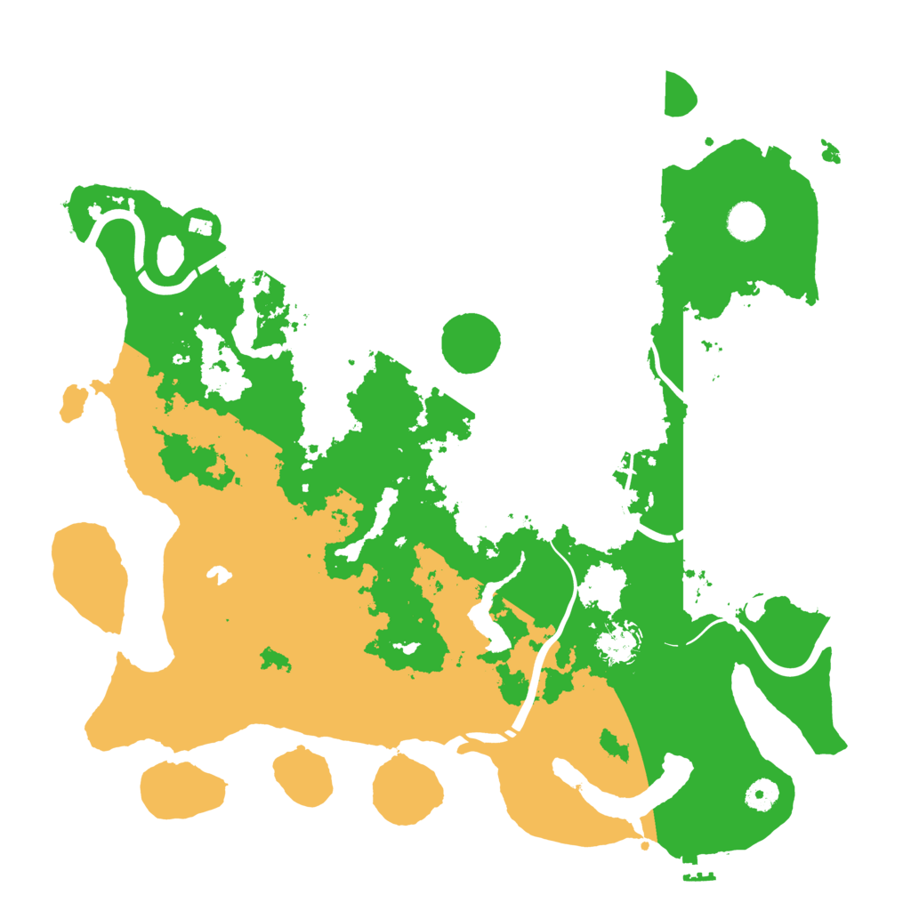 Biome Rust Map: Procedural Map, Size: 4250, Seed: 51151