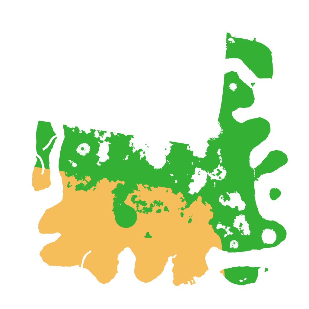 Biome Rust Map: Procedural Map, Size: 3700, Seed: 126225651