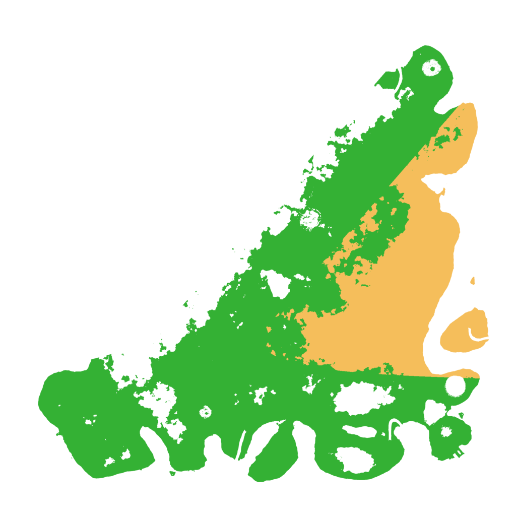 Biome Rust Map: Procedural Map, Size: 4500, Seed: 304089454