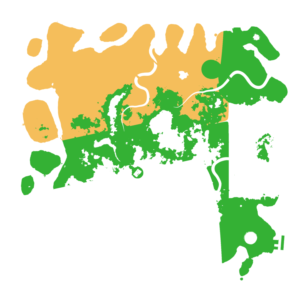 Biome Rust Map: Procedural Map, Size: 4250, Seed: 75542