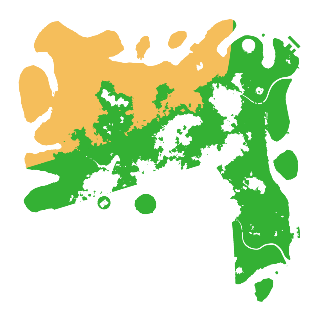 Biome Rust Map: Procedural Map, Size: 4250, Seed: 75000