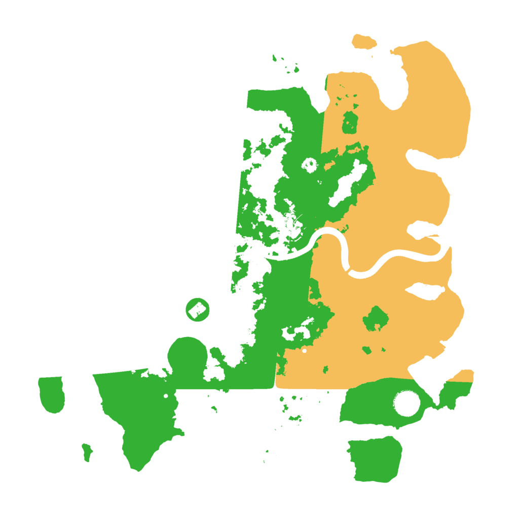 Biome Rust Map: Procedural Map, Size: 3500, Seed: 55433759