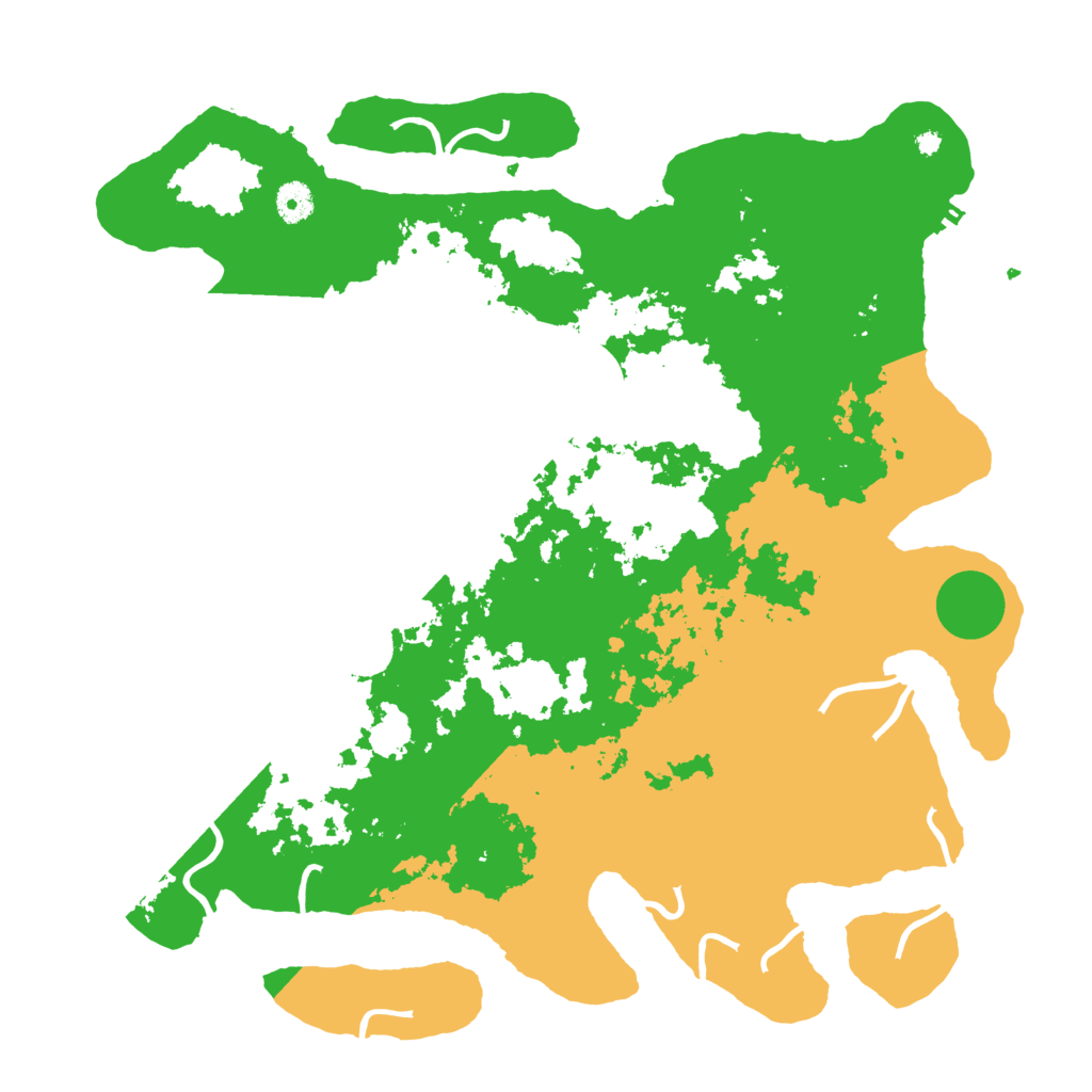 Biome Rust Map: Procedural Map, Size: 4200, Seed: 2054247127