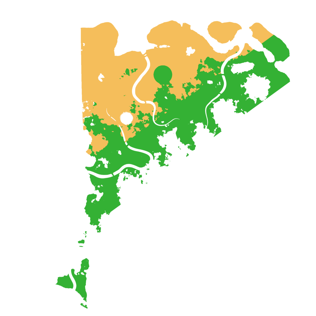 Biome Rust Map: Procedural Map, Size: 4500, Seed: 5867