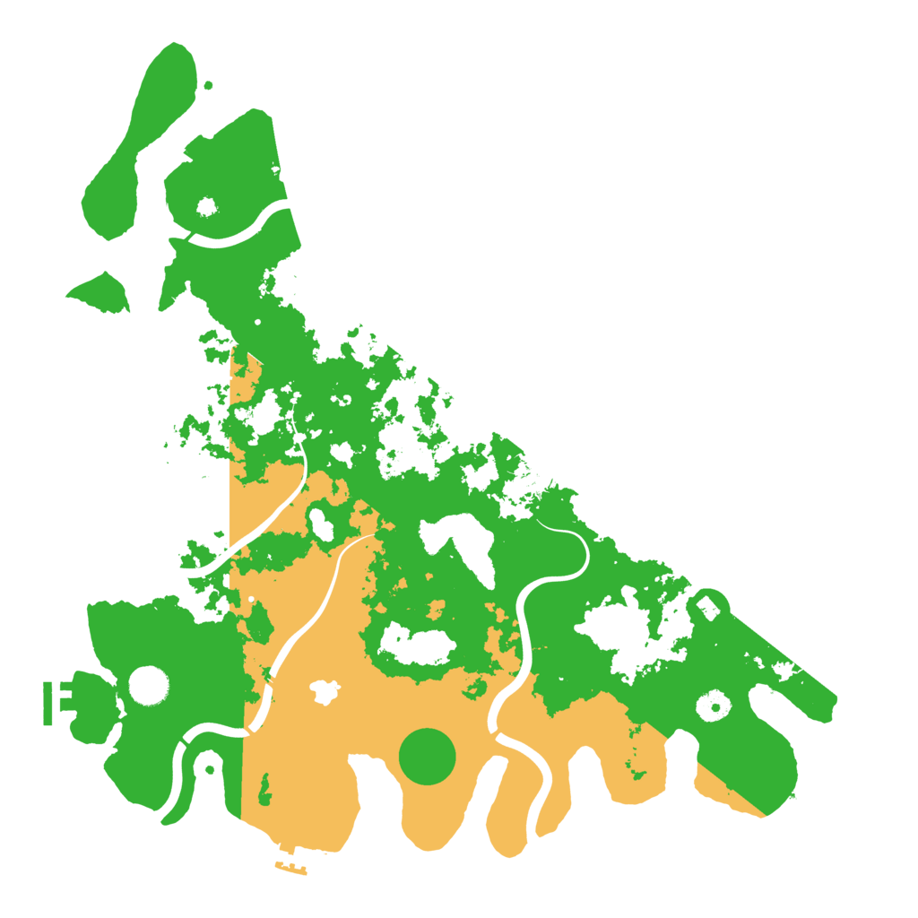 Biome Rust Map: Procedural Map, Size: 4250, Seed: 96841