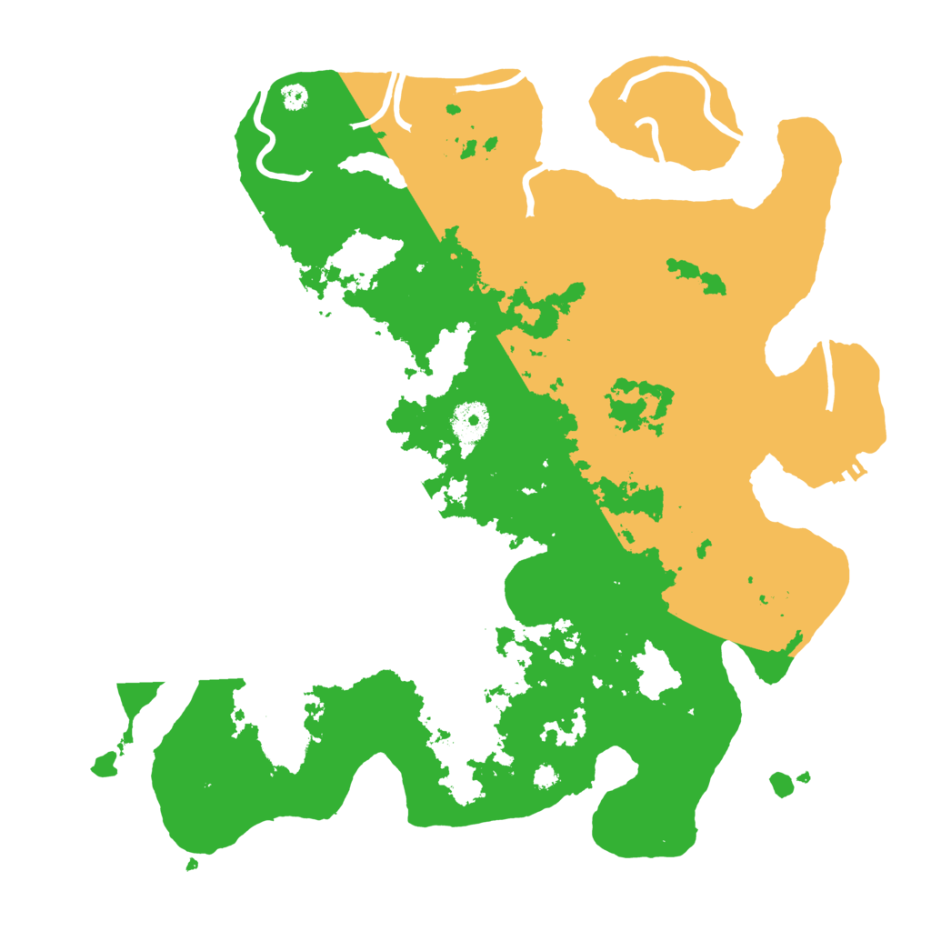 Biome Rust Map: Procedural Map, Size: 3600, Seed: 14532