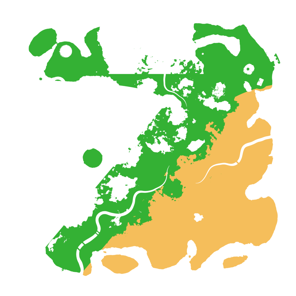 Biome Rust Map: Procedural Map, Size: 4250, Seed: 43496