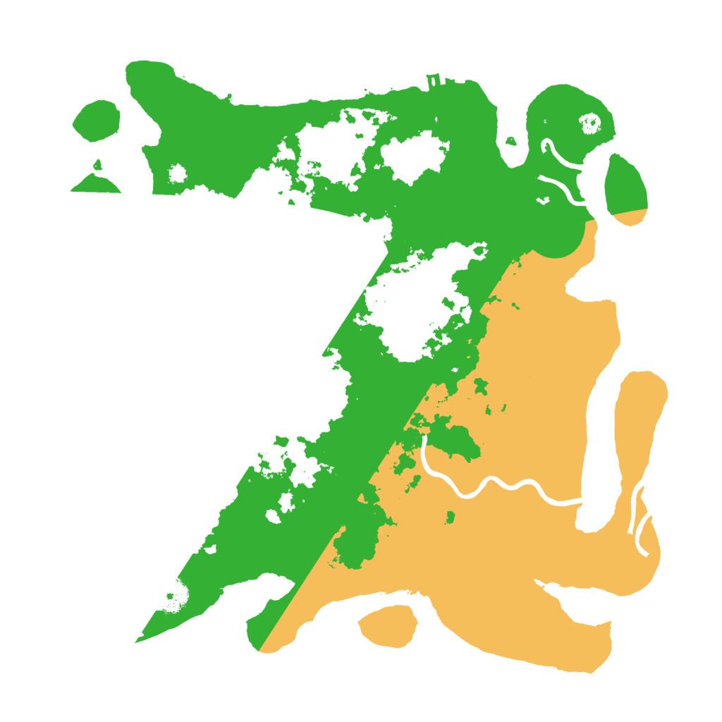 Biome Rust Map: Procedural Map, Size: 3500, Seed: 2975