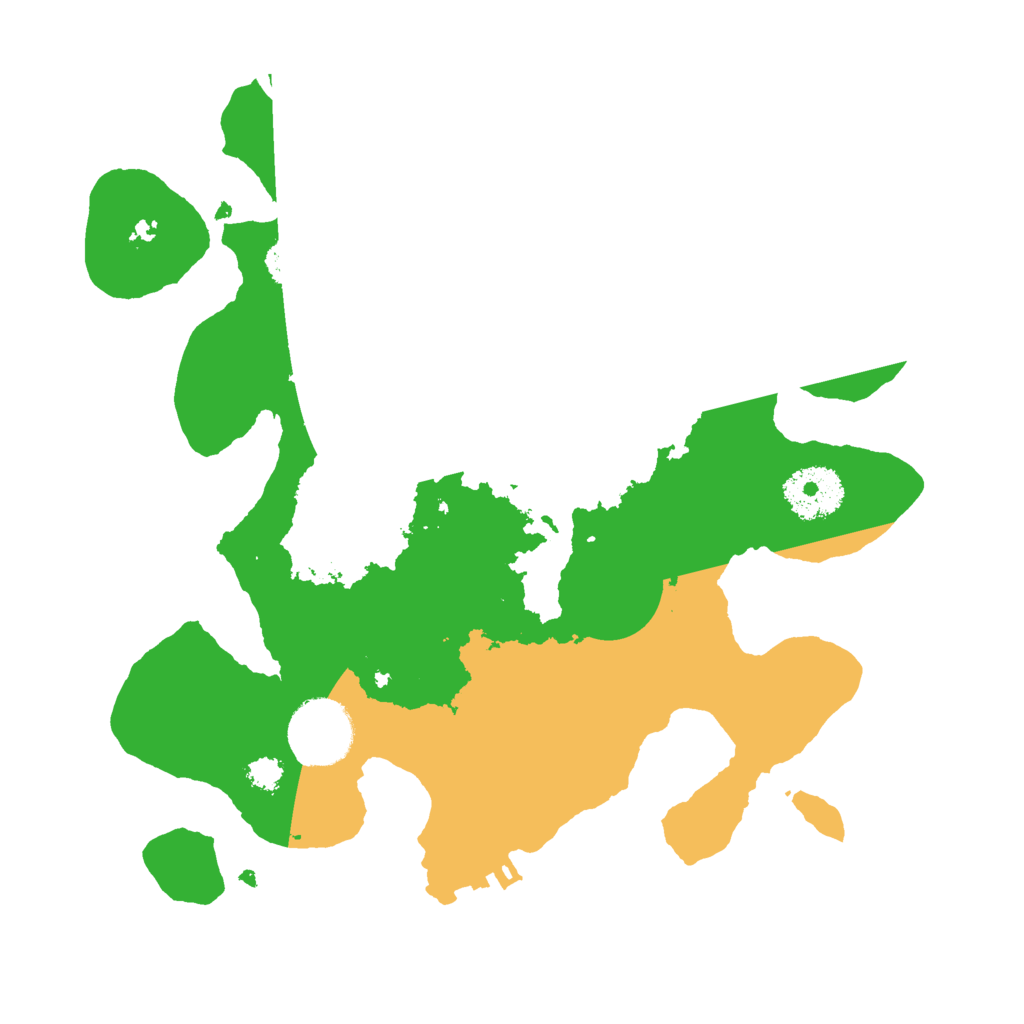 Biome Rust Map: Procedural Map, Size: 2800, Seed: 368711539