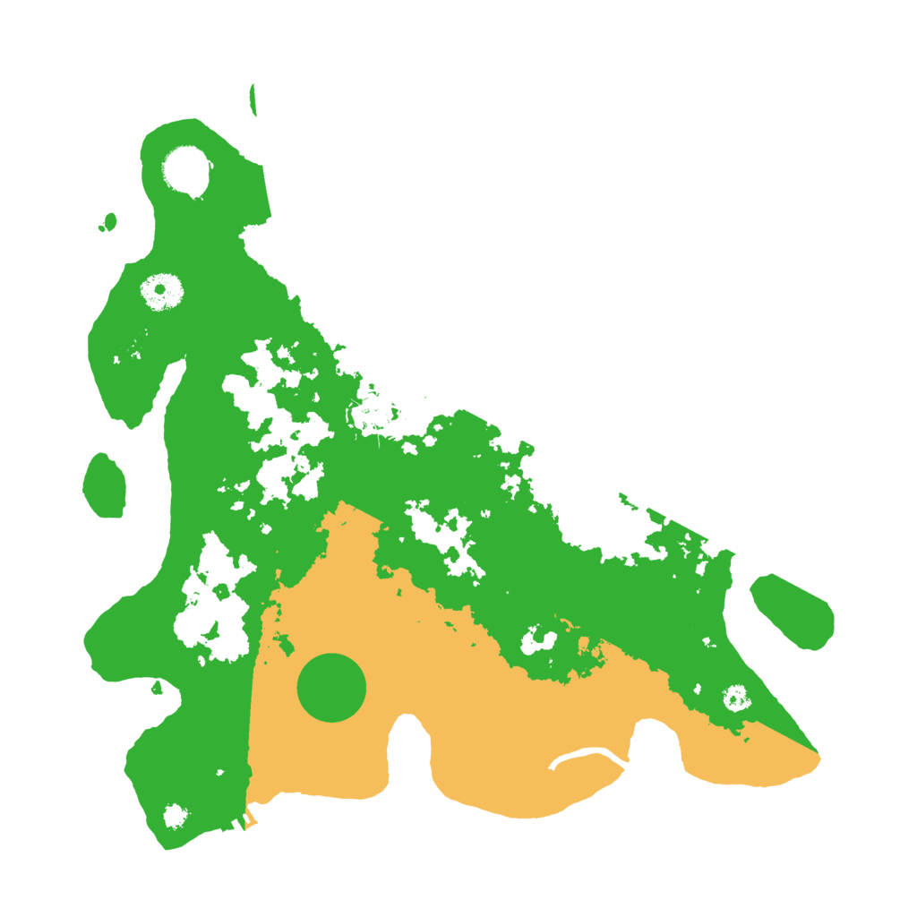 Biome Rust Map: Procedural Map, Size: 3500, Seed: 927279220