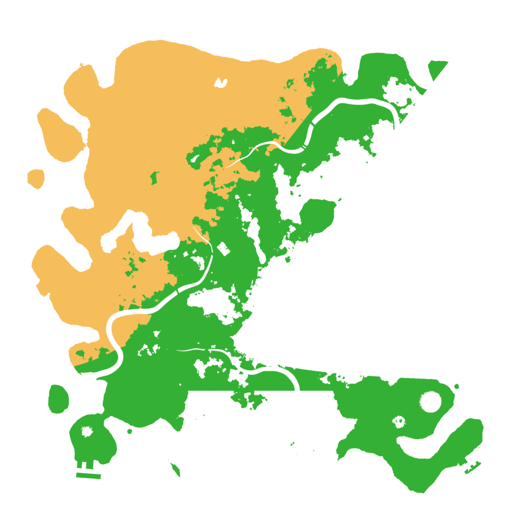 Biome Rust Map: Procedural Map, Size: 4300, Seed: 1860153558