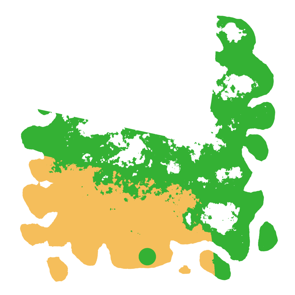 Biome Rust Map: Barren, Size: 4500, Seed: 2011714729