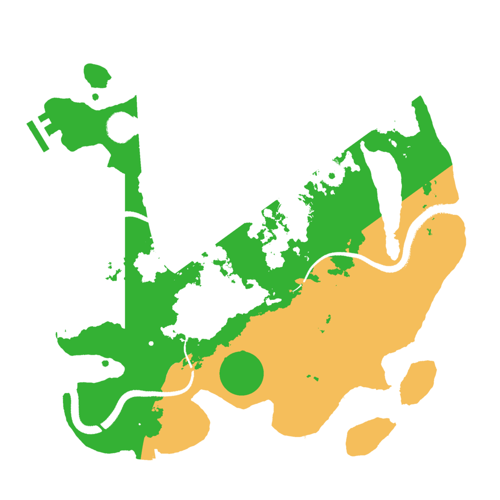 Biome Rust Map: Procedural Map, Size: 3000, Seed: 5792461