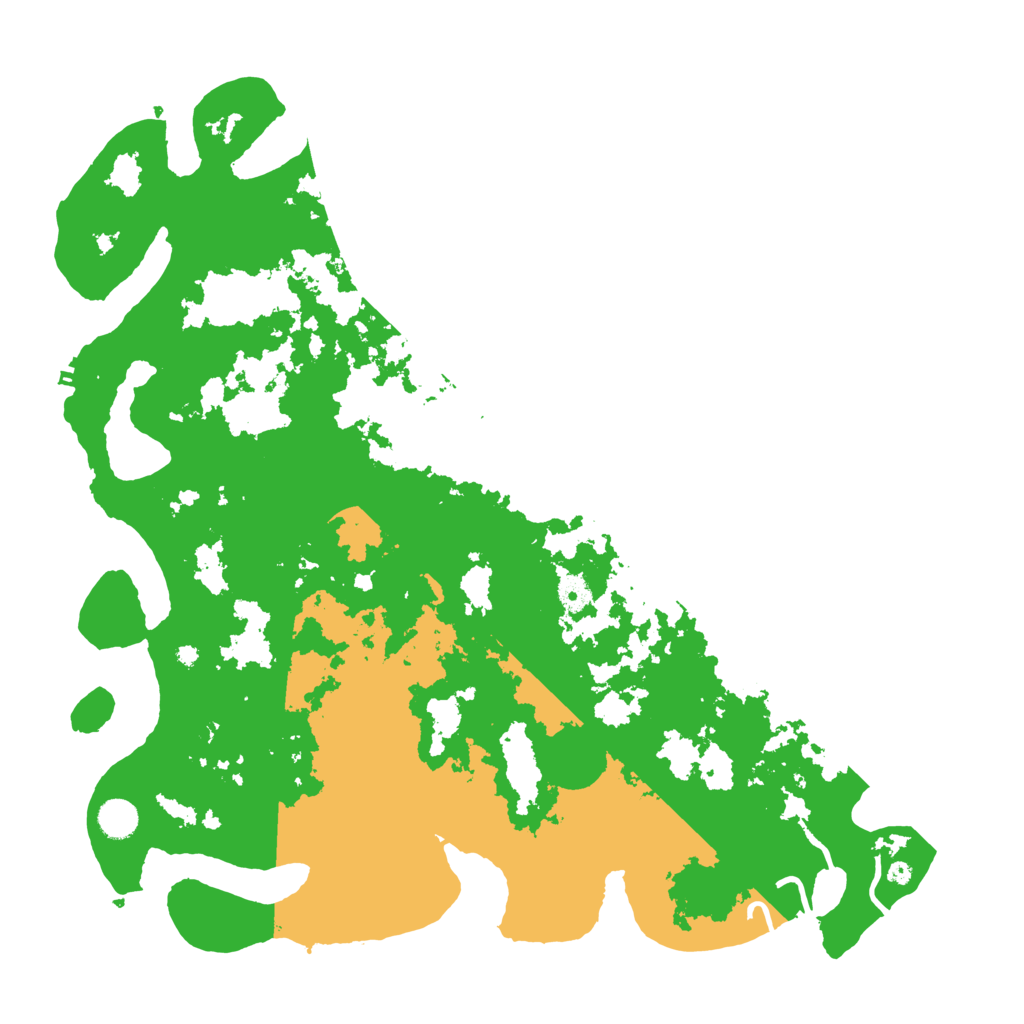 Biome Rust Map: Procedural Map, Size: 4500, Seed: 2080477999