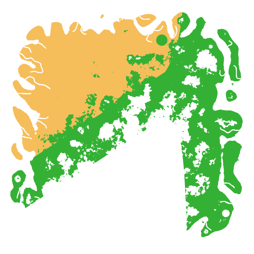 Biome Rust Map: Procedural Map, Size: 6000, Seed: 12378