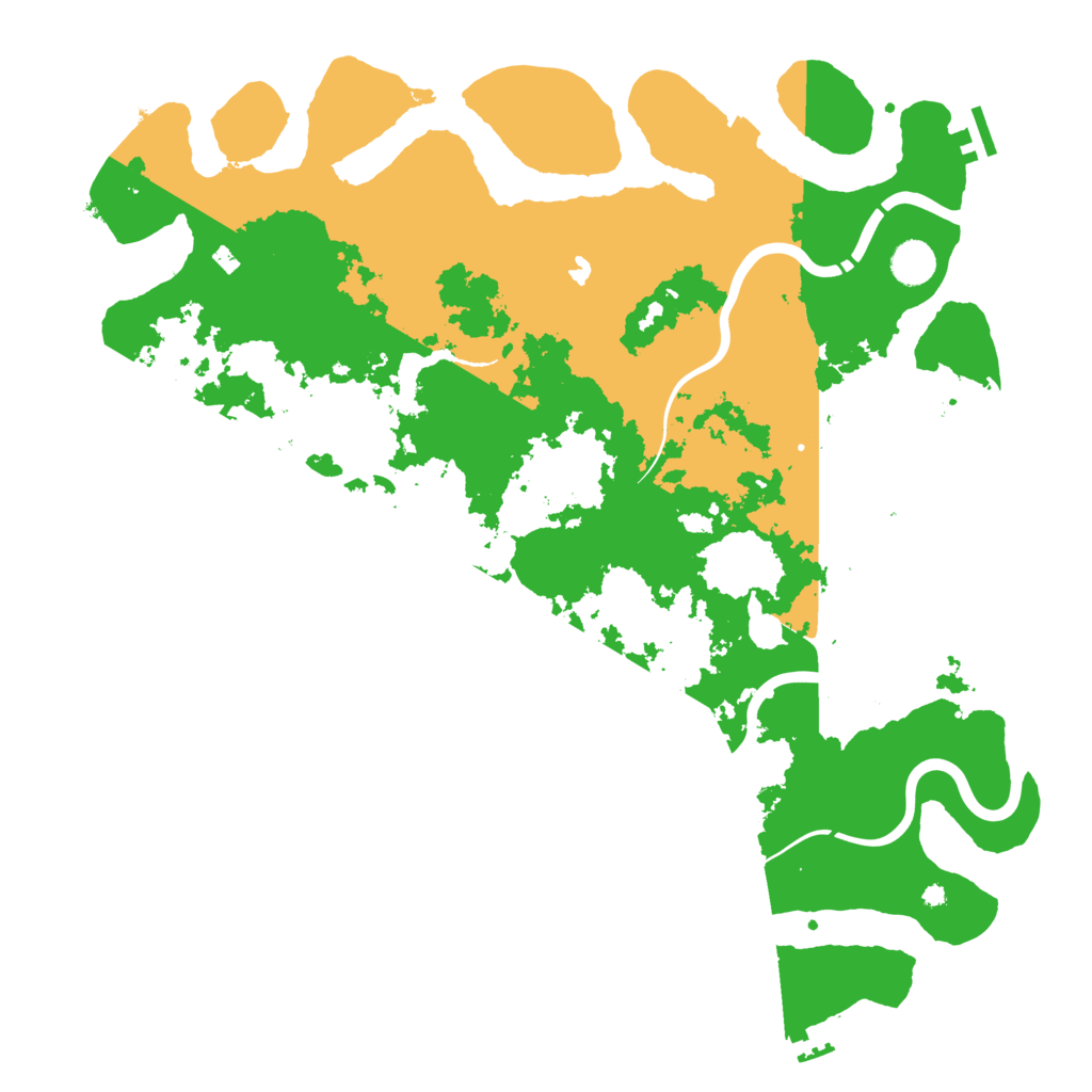 Biome Rust Map: Procedural Map, Size: 4350, Seed: 455552