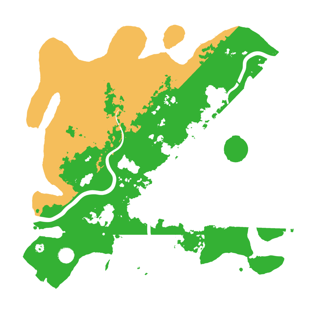 Biome Rust Map: Procedural Map, Size: 3500, Seed: 911304401