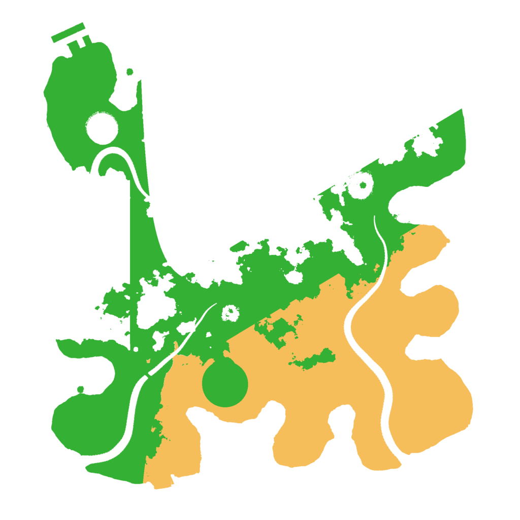Biome Rust Map: Procedural Map, Size: 3000, Seed: 1489565170