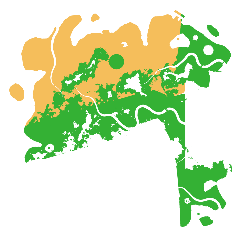 Biome Rust Map: Procedural Map, Size: 4300, Seed: 56531997