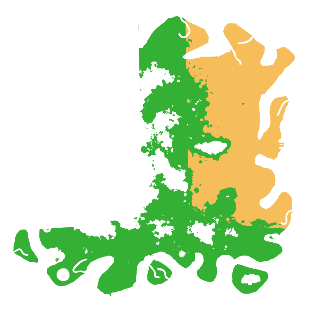 Biome Rust Map: Procedural Map, Size: 4300, Seed: 1283728697