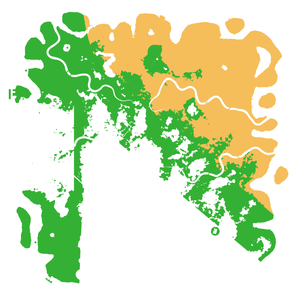 Biome Rust Map: Procedural Map, Size: 6000, Seed: 2011592825