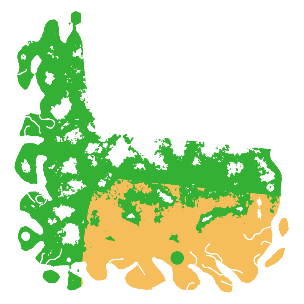 Biome Rust Map: Procedural Map, Size: 6000, Seed: 438921842