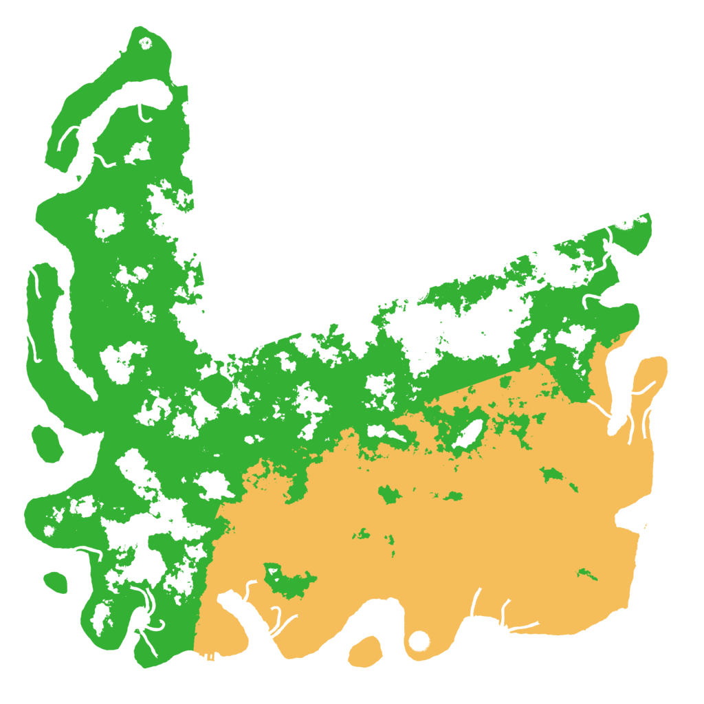 Biome Rust Map: Procedural Map, Size: 6000, Seed: 278803168
