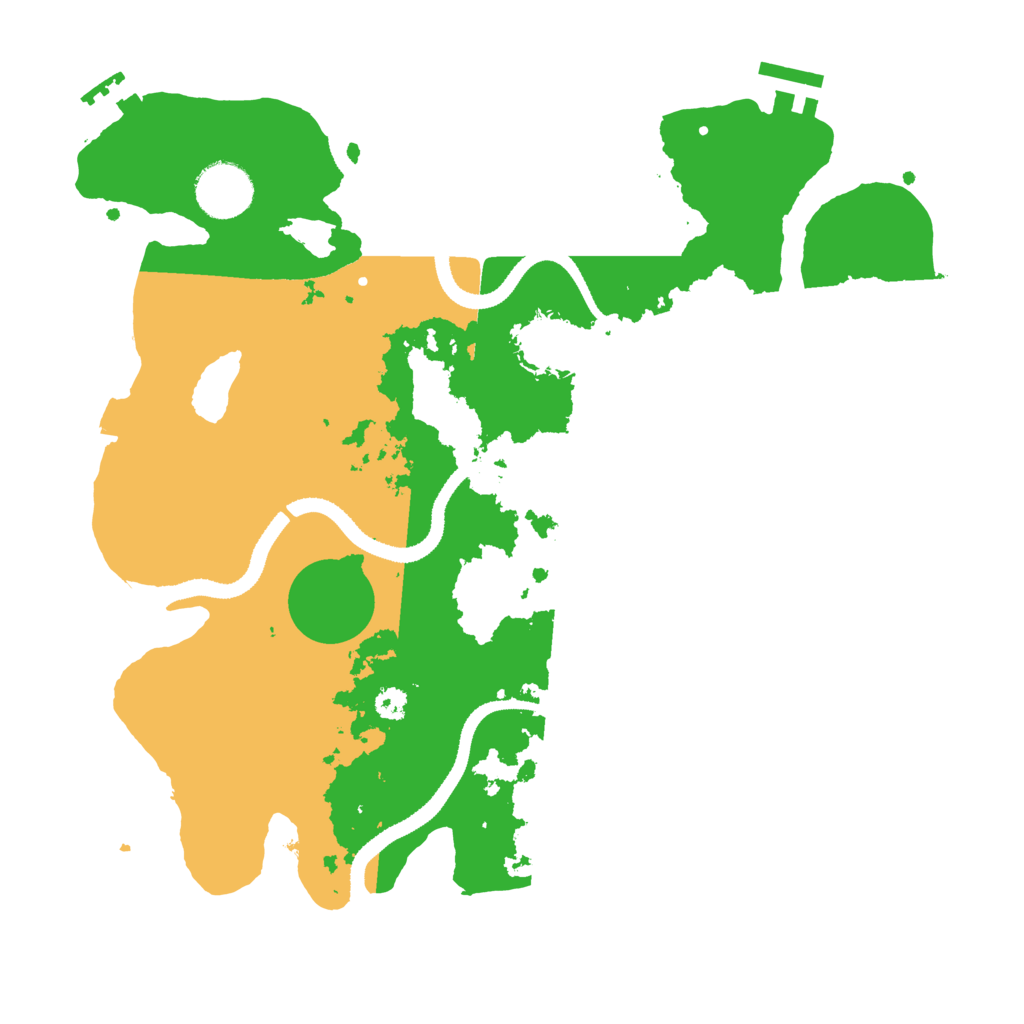 Biome Rust Map: Procedural Map, Size: 3200, Seed: 1781427378