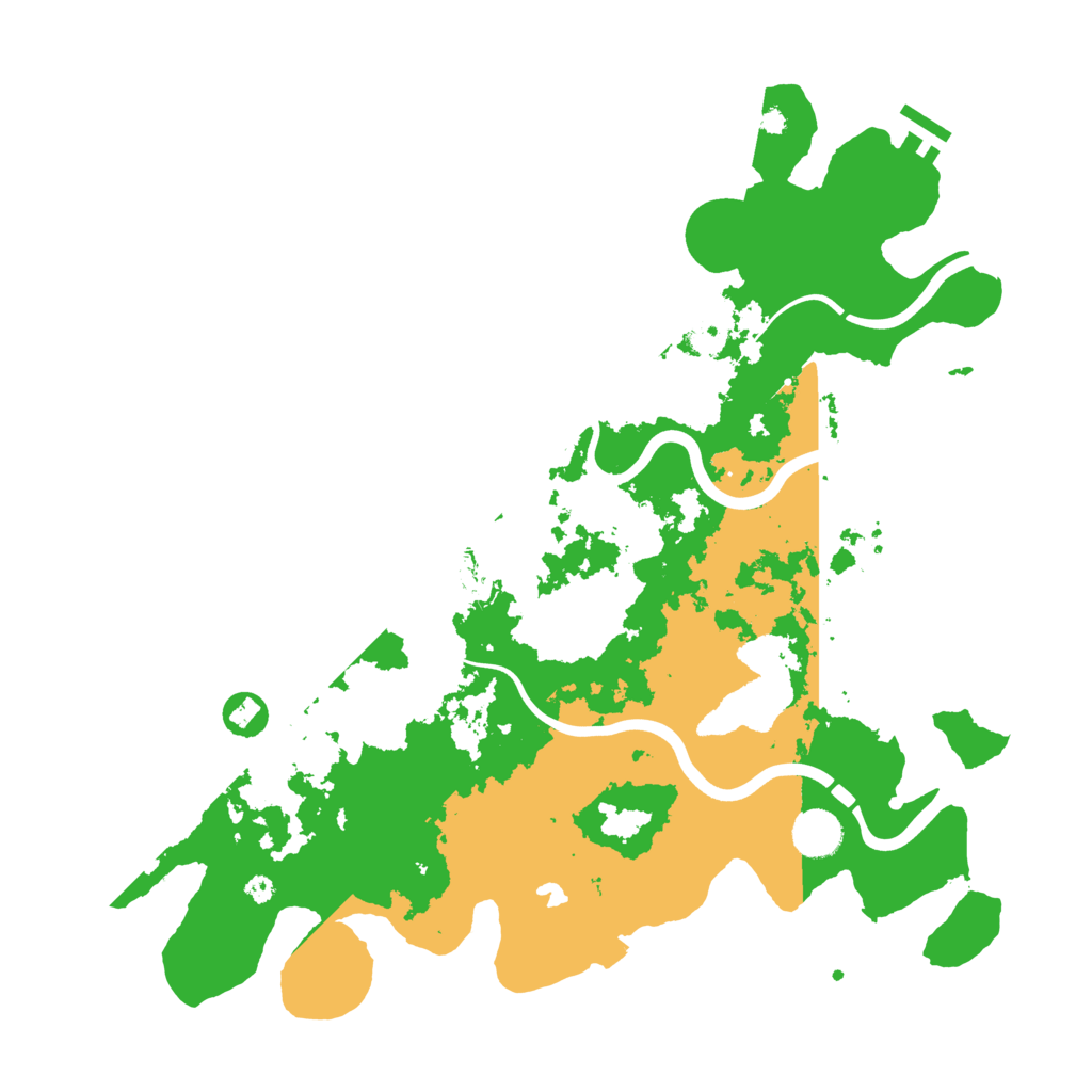 Biome Rust Map: Procedural Map, Size: 4000, Seed: 4347628