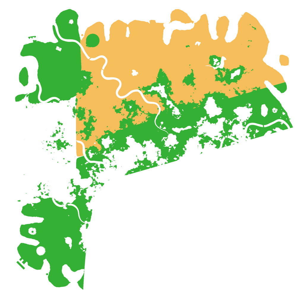 Biome Rust Map: Procedural Map, Size: 6000, Seed: 889400