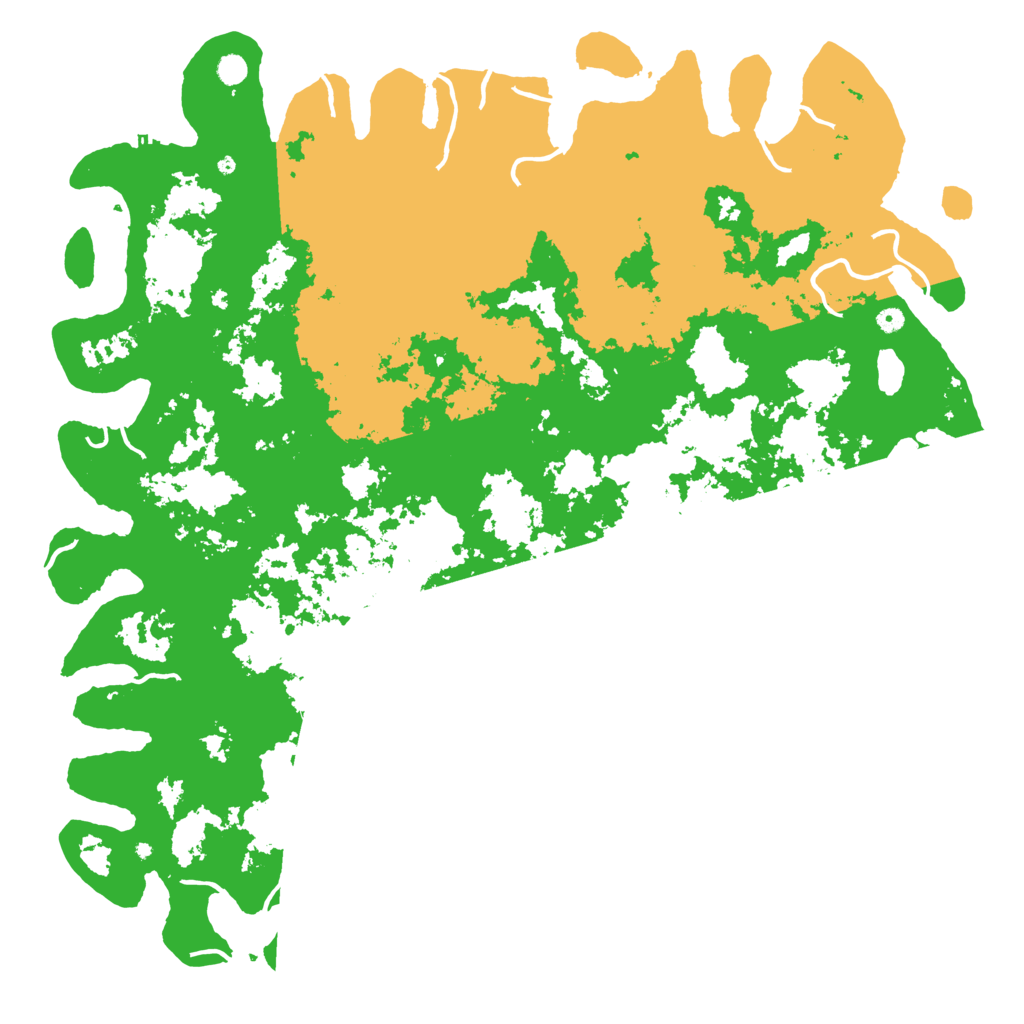 Biome Rust Map: Procedural Map, Size: 6000, Seed: 889400