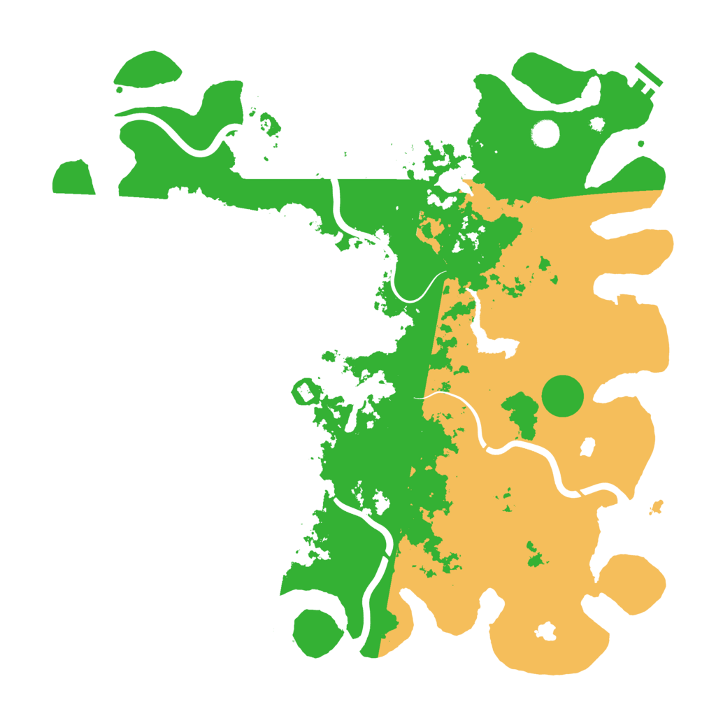 Biome Rust Map: Procedural Map, Size: 4500, Seed: 5193884