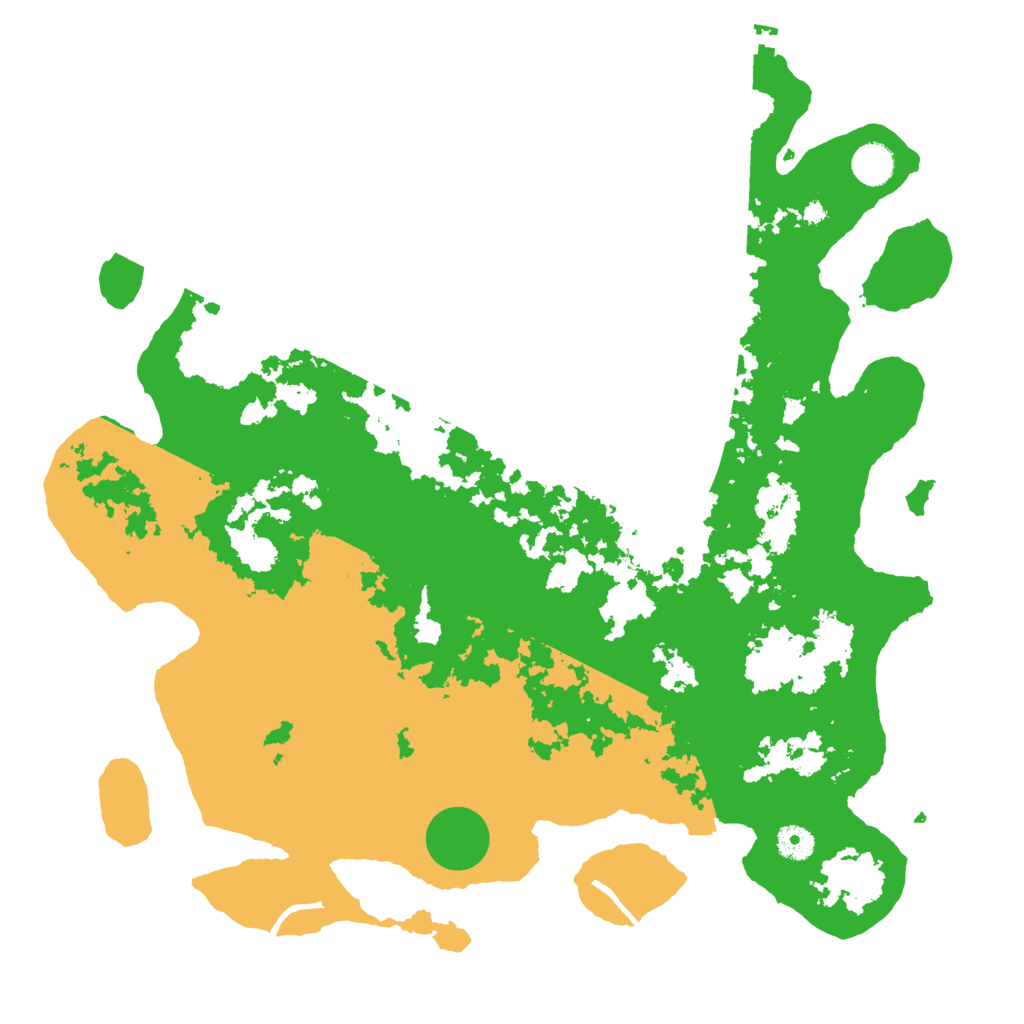 Biome Rust Map: Procedural Map, Size: 4250, Seed: 58198