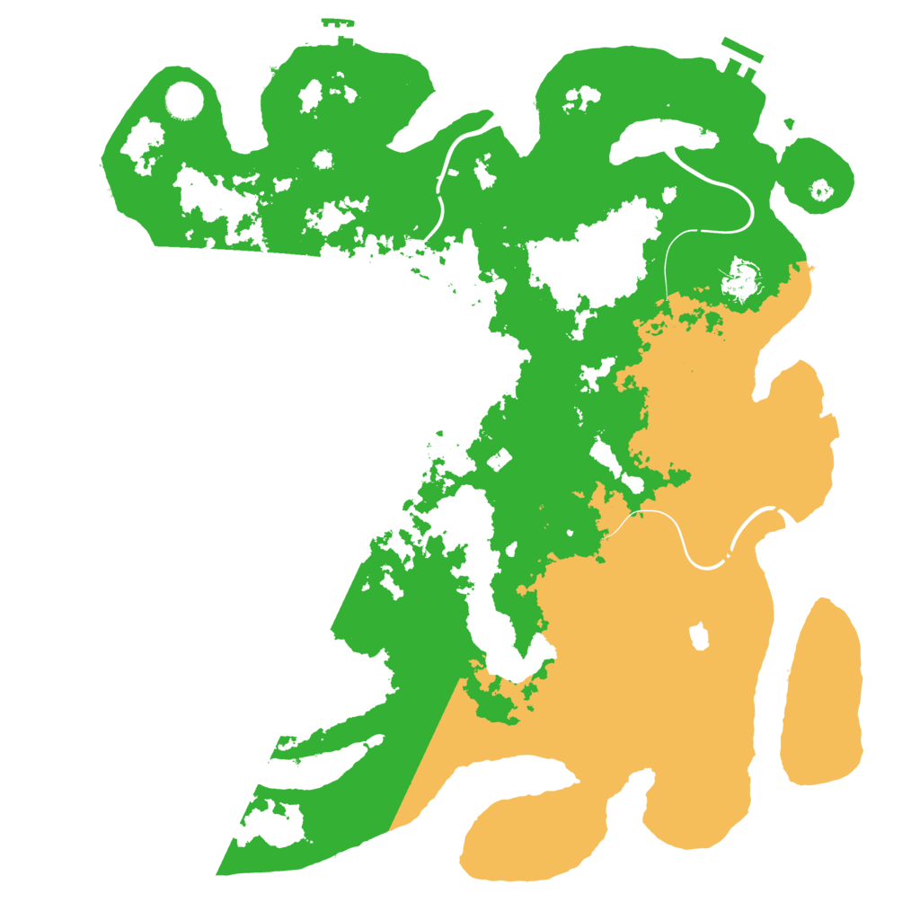 Biome Rust Map: Procedural Map, Size: 4250, Seed: 76938
