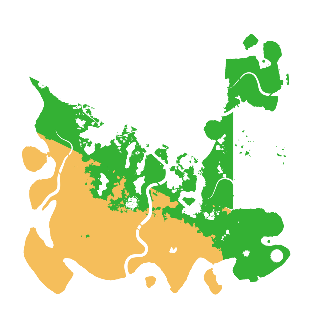 Biome Rust Map: Procedural Map, Size: 4300, Seed: 282868489