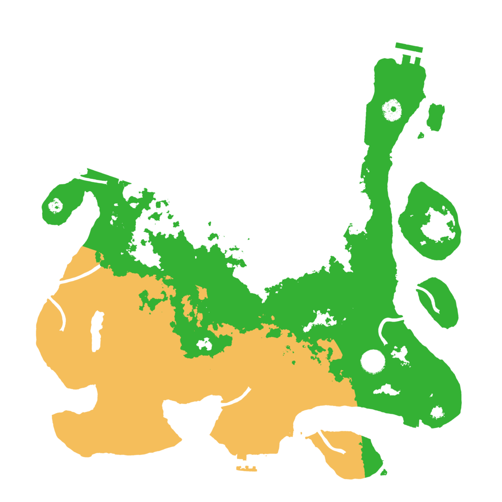 Biome Rust Map: Procedural Map, Size: 3700, Seed: 212092022