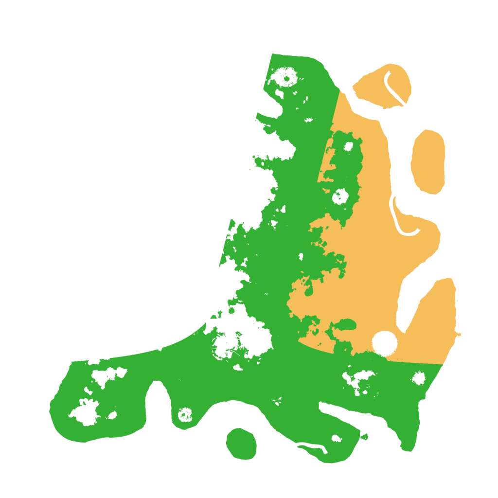 Biome Rust Map: Procedural Map, Size: 3500, Seed: 121905056