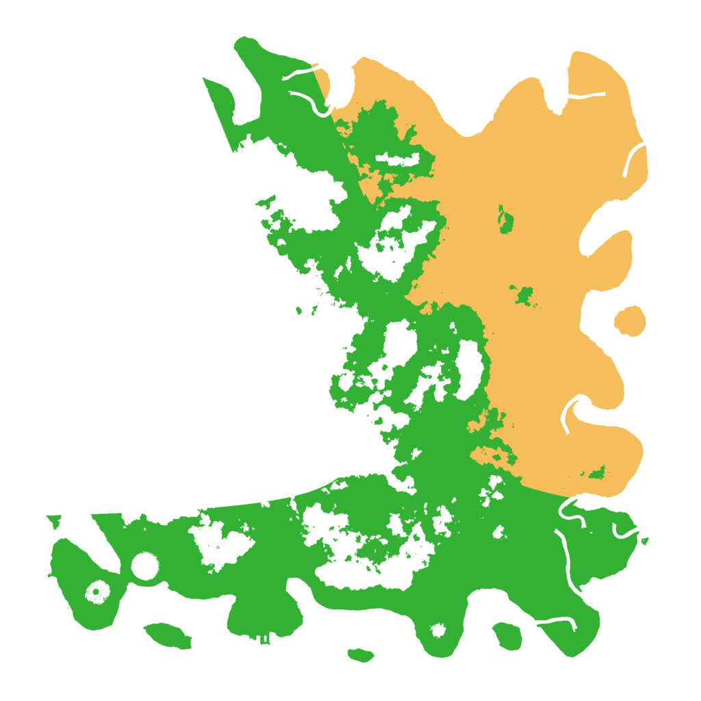 Biome Rust Map: Procedural Map, Size: 4500, Seed: 818520413