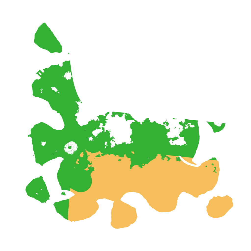 Biome Rust Map: Procedural Map, Size: 3000, Seed: 438921842