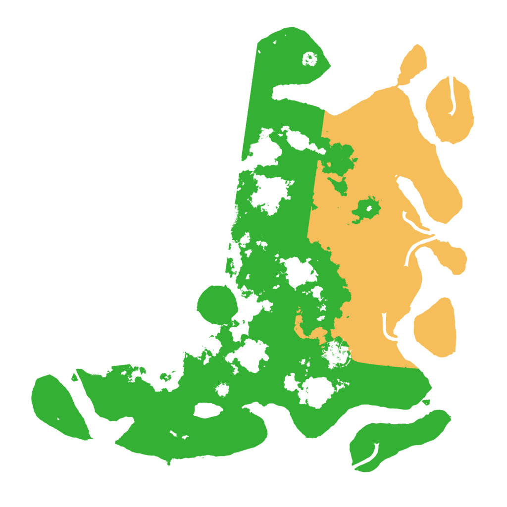 Biome Rust Map: Procedural Map, Size: 3500, Seed: 375819478