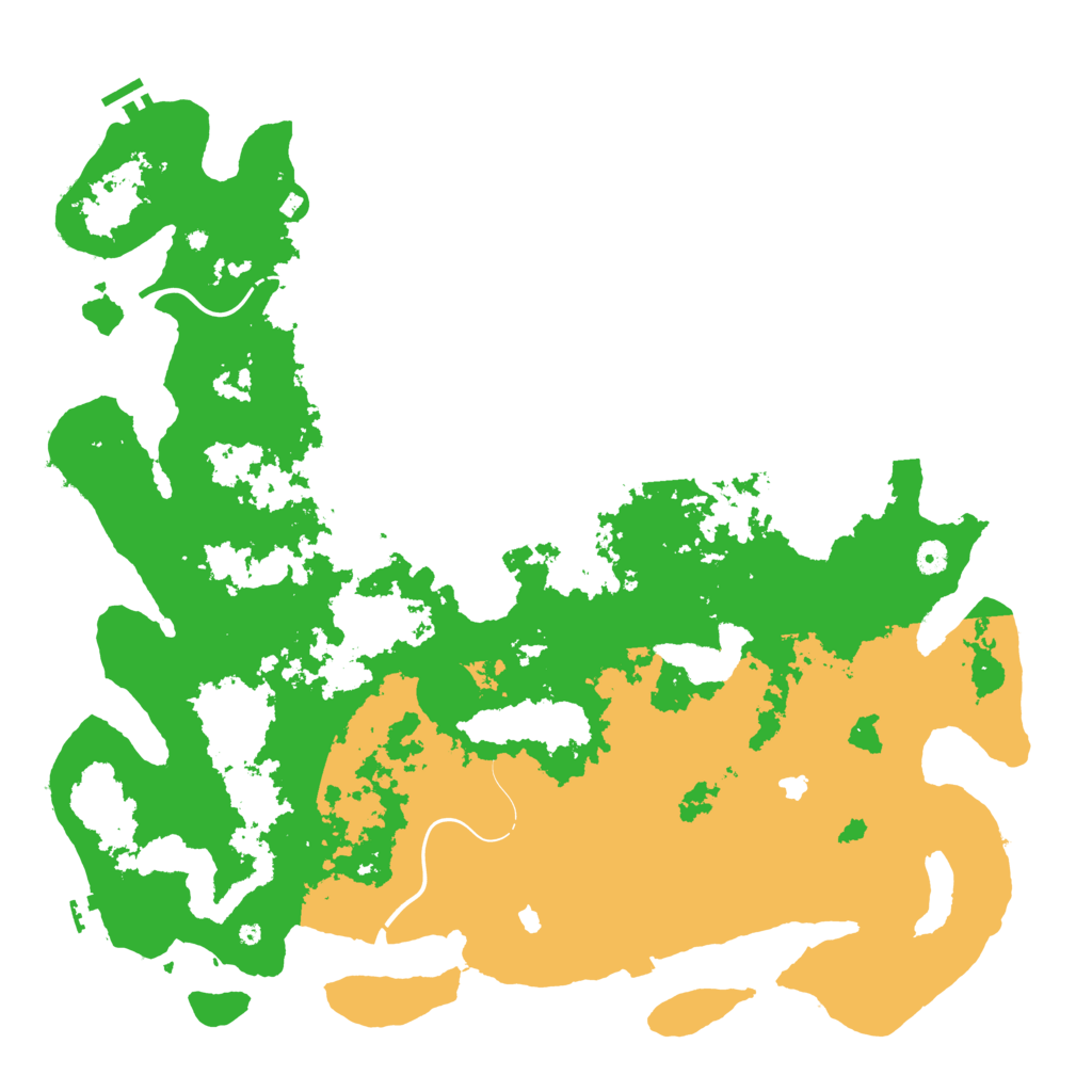 Biome Rust Map: Procedural Map, Size: 5000, Seed: 46483489