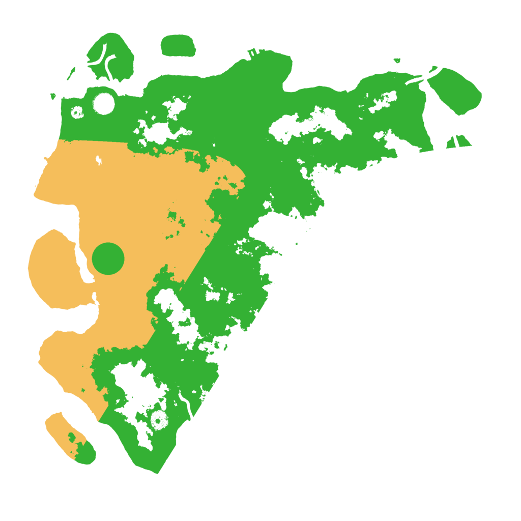 Biome Rust Map: Procedural Map, Size: 4250, Seed: 80966