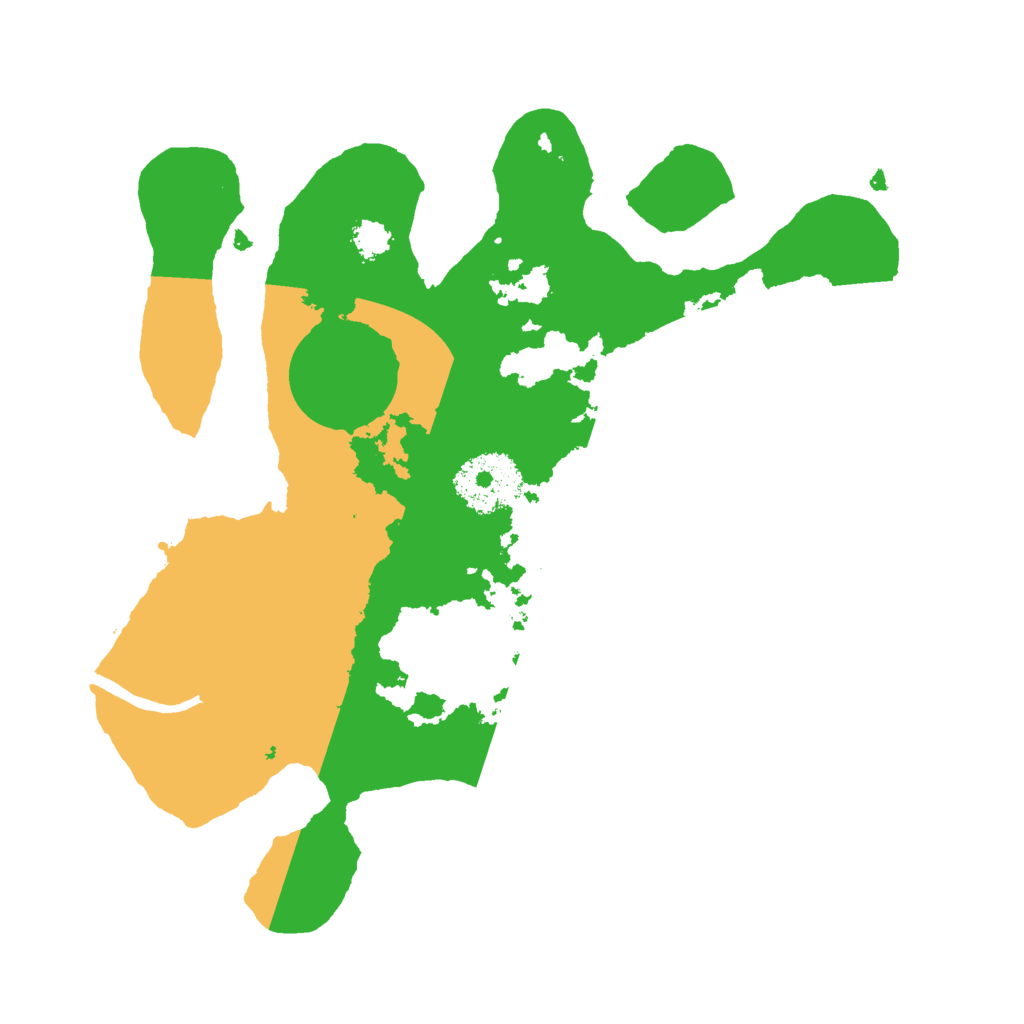 Biome Rust Map: Procedural Map, Size: 2500, Seed: 577039338