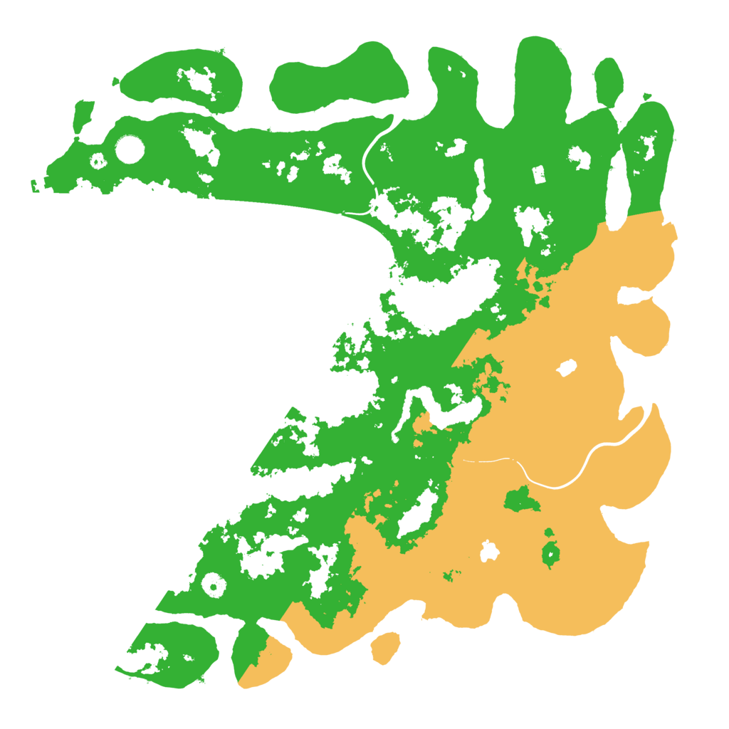 Biome Rust Map: Procedural Map, Size: 4500, Seed: 65000
