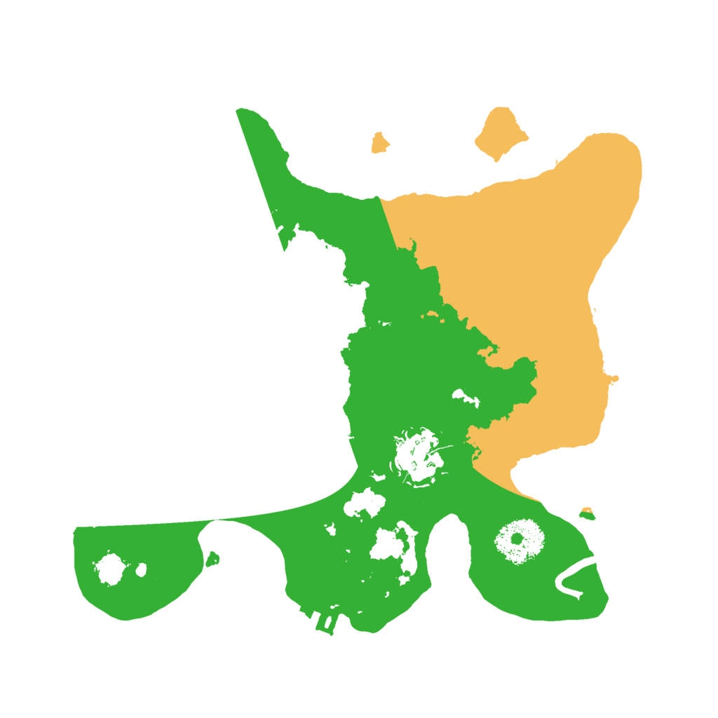 Biome Rust Map: Procedural Map, Size: 2400, Seed: 85740482