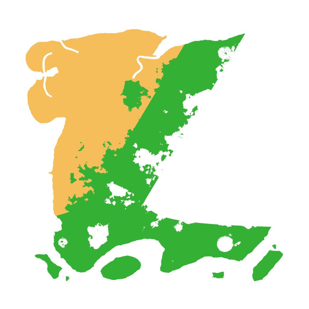 Biome Rust Map: Procedural Map, Size: 3500, Seed: 1224368656