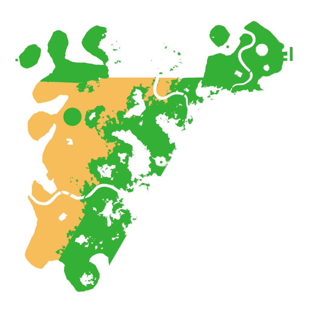 Biome Rust Map: Procedural Map, Size: 4500, Seed: 465234891