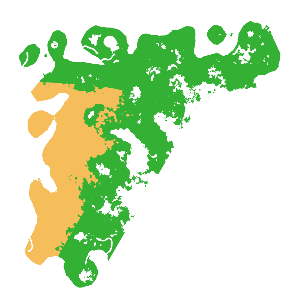 Biome Rust Map: Procedural Map, Size: 4500, Seed: 465234891